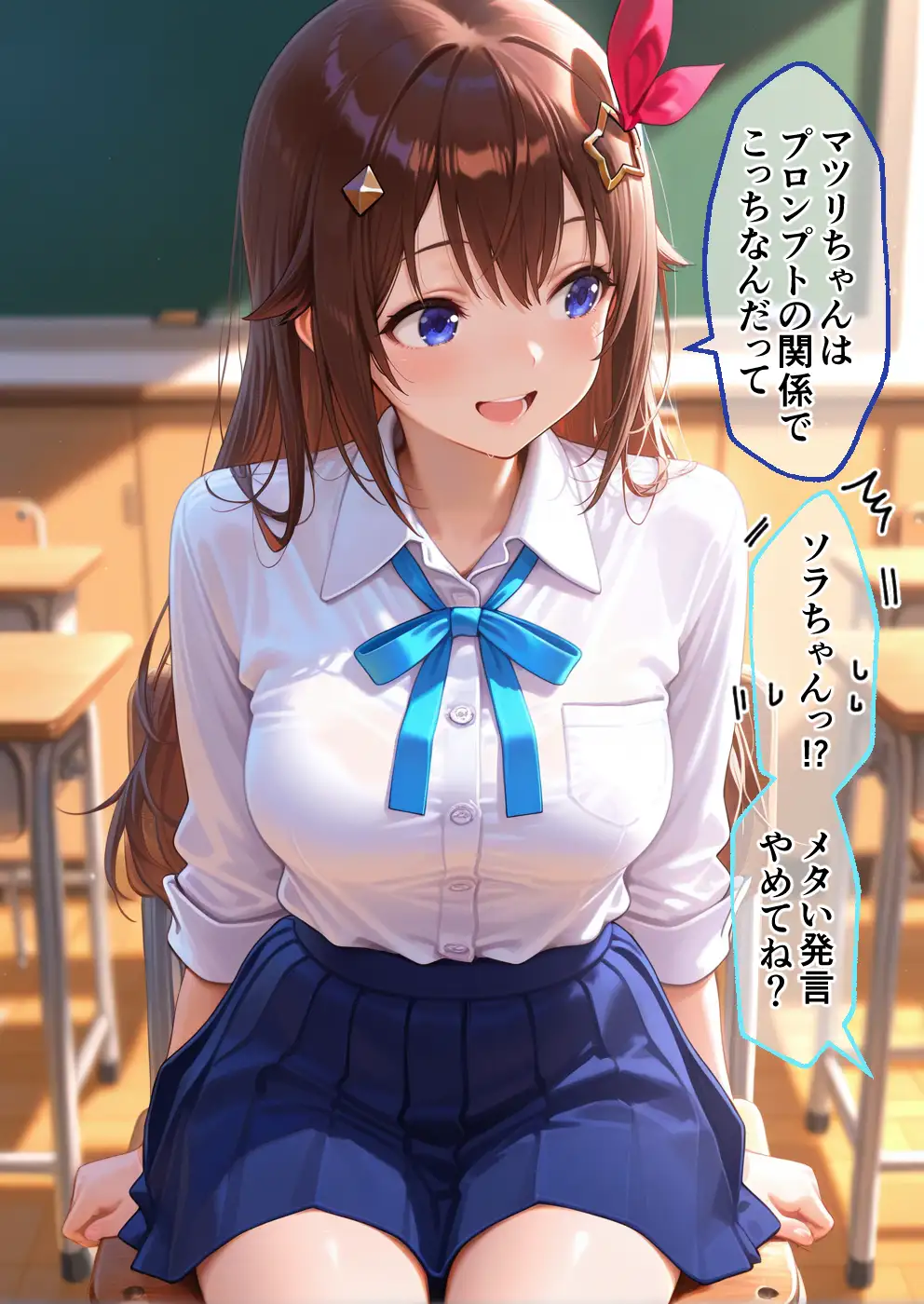 S○Xしないと即退学? 今日から全員強●性処理部(はーと)中出しでご奉仕ポイント大量GET快楽堕ち凌●学園 Vチューバー編 4ページ