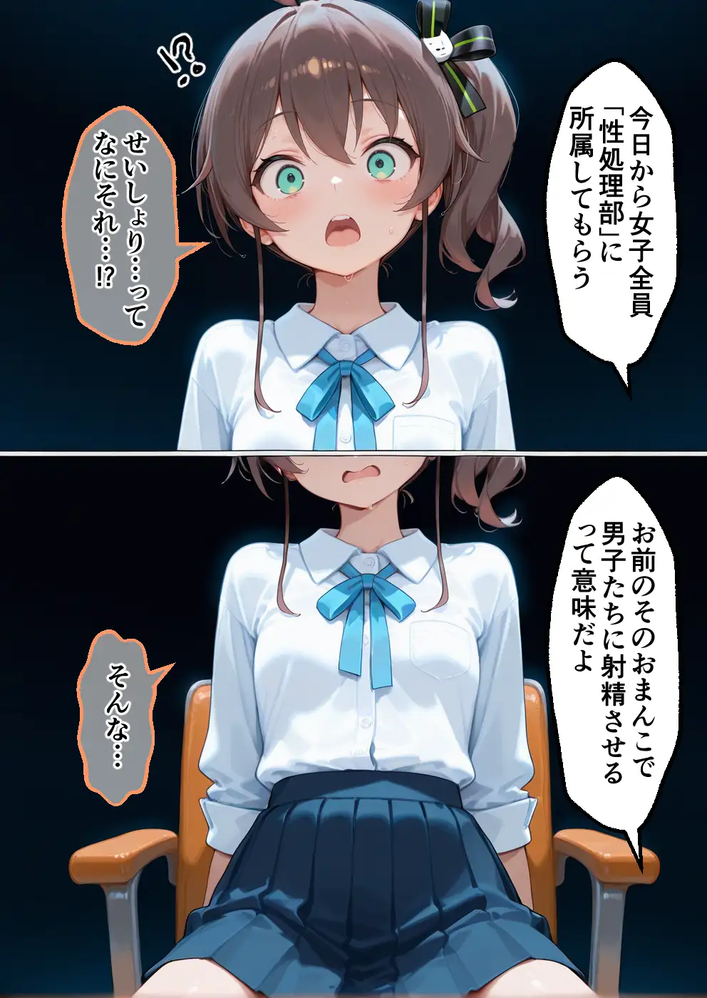 S○Xしないと即退学? 今日から全員強●性処理部(はーと)中出しでご奉仕ポイント大量GET快楽堕ち凌●学園 Vチューバー編 7ページ