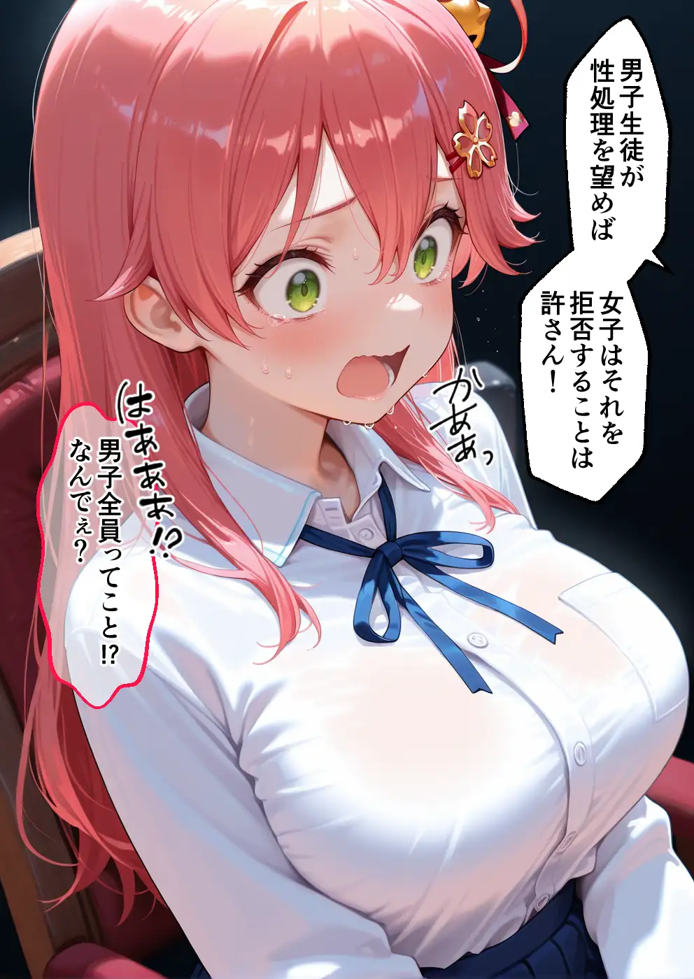 S○Xしないと即退学? 今日から全員強●性処理部(はーと)中出しでご奉仕ポイント大量GET快楽堕ち凌●学園 Vチューバー編 8ページ
