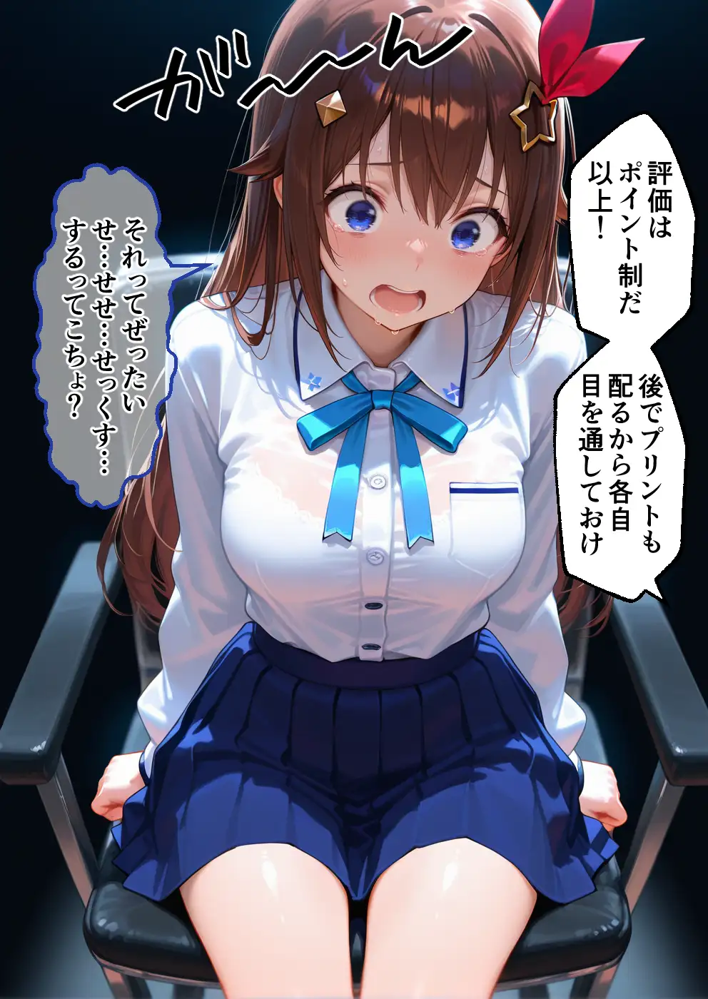 S○Xしないと即退学? 今日から全員強●性処理部(はーと)中出しでご奉仕ポイント大量GET快楽堕ち凌●学園 Vチューバー編 9ページ