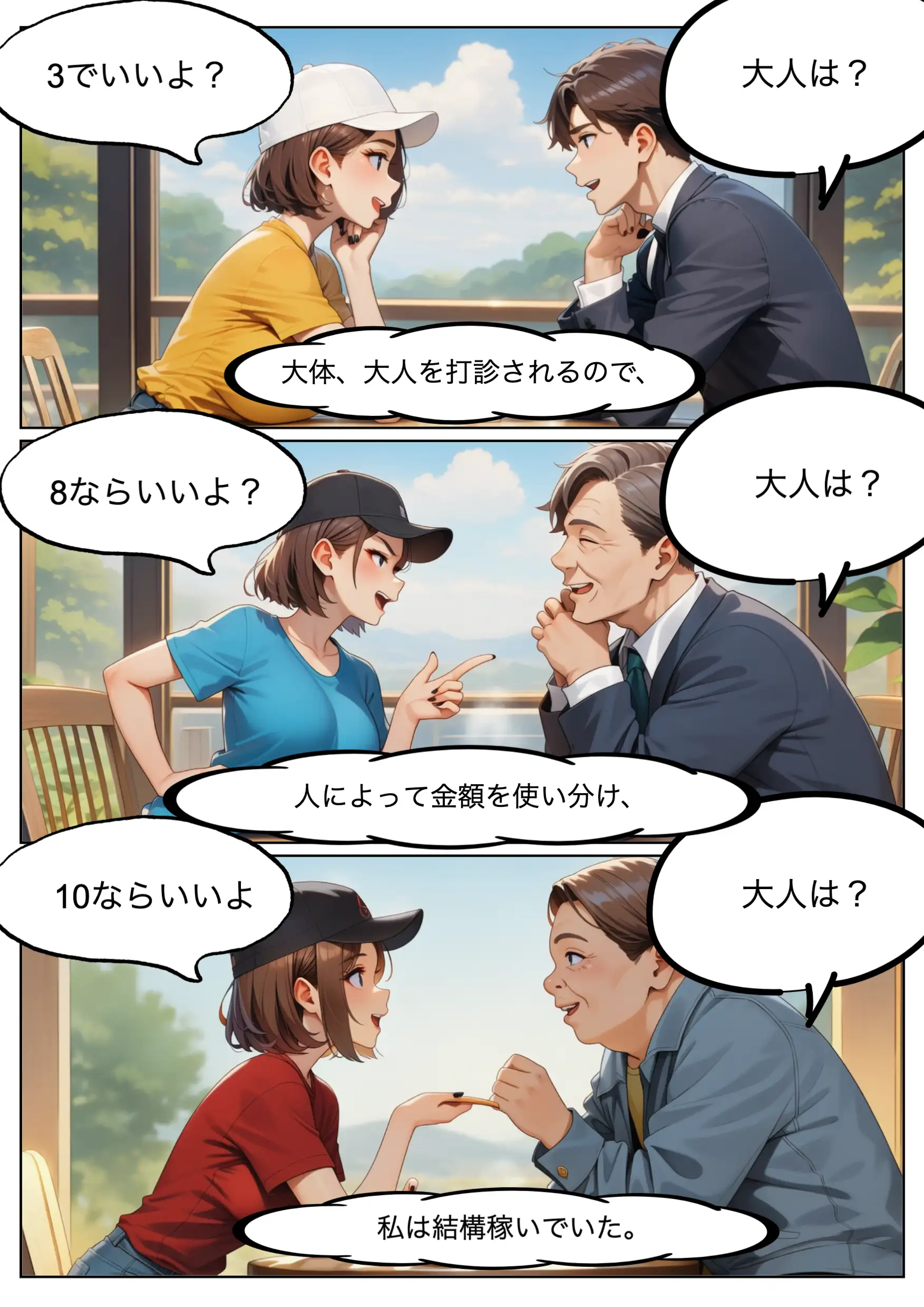 パパ活女子・中谷紬（24）がキモおじのデカチンに沼るまでの話。 3ページ