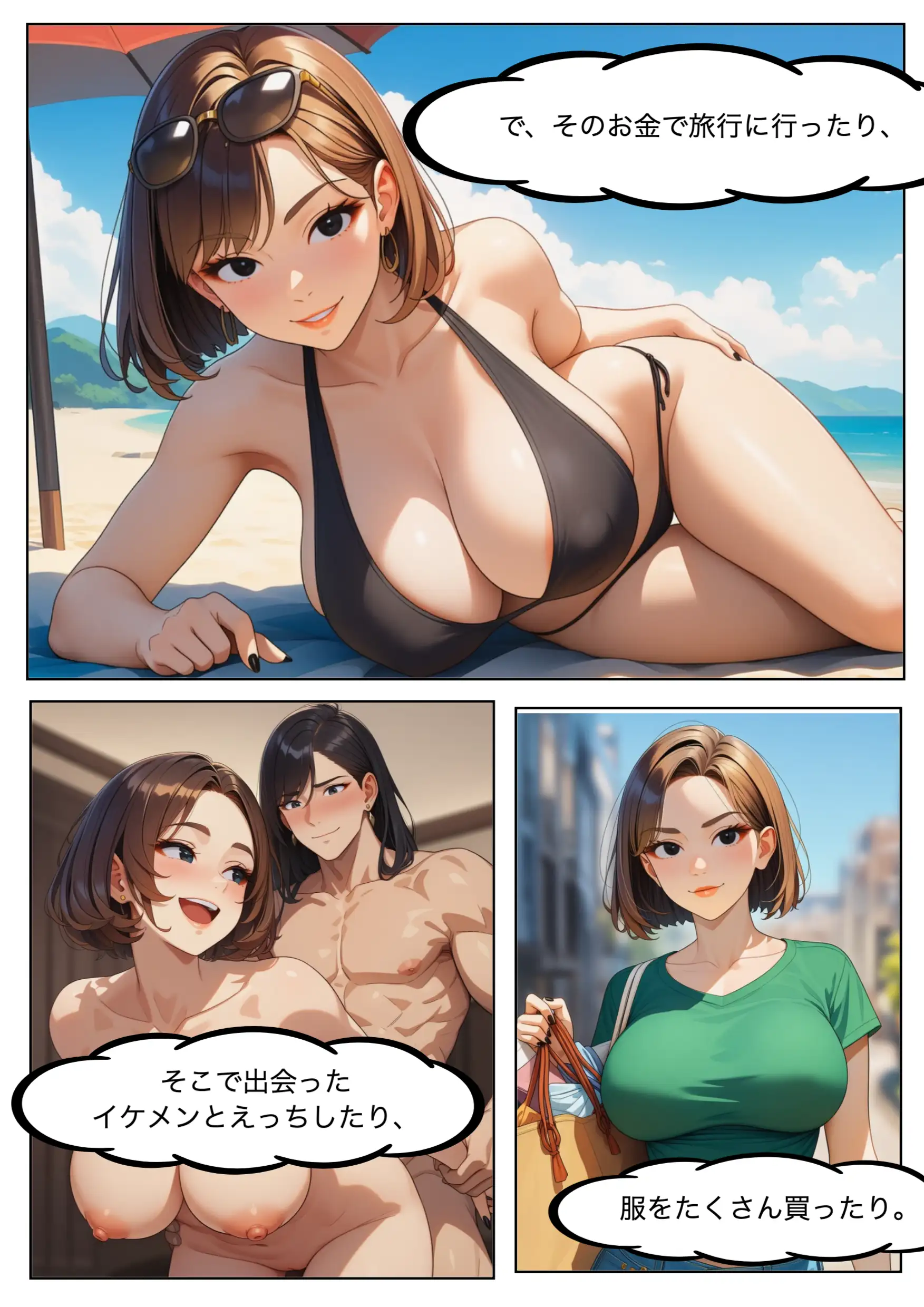 パパ活女子・中谷紬（24）がキモおじのデカチンに沼るまでの話。 4ページ
