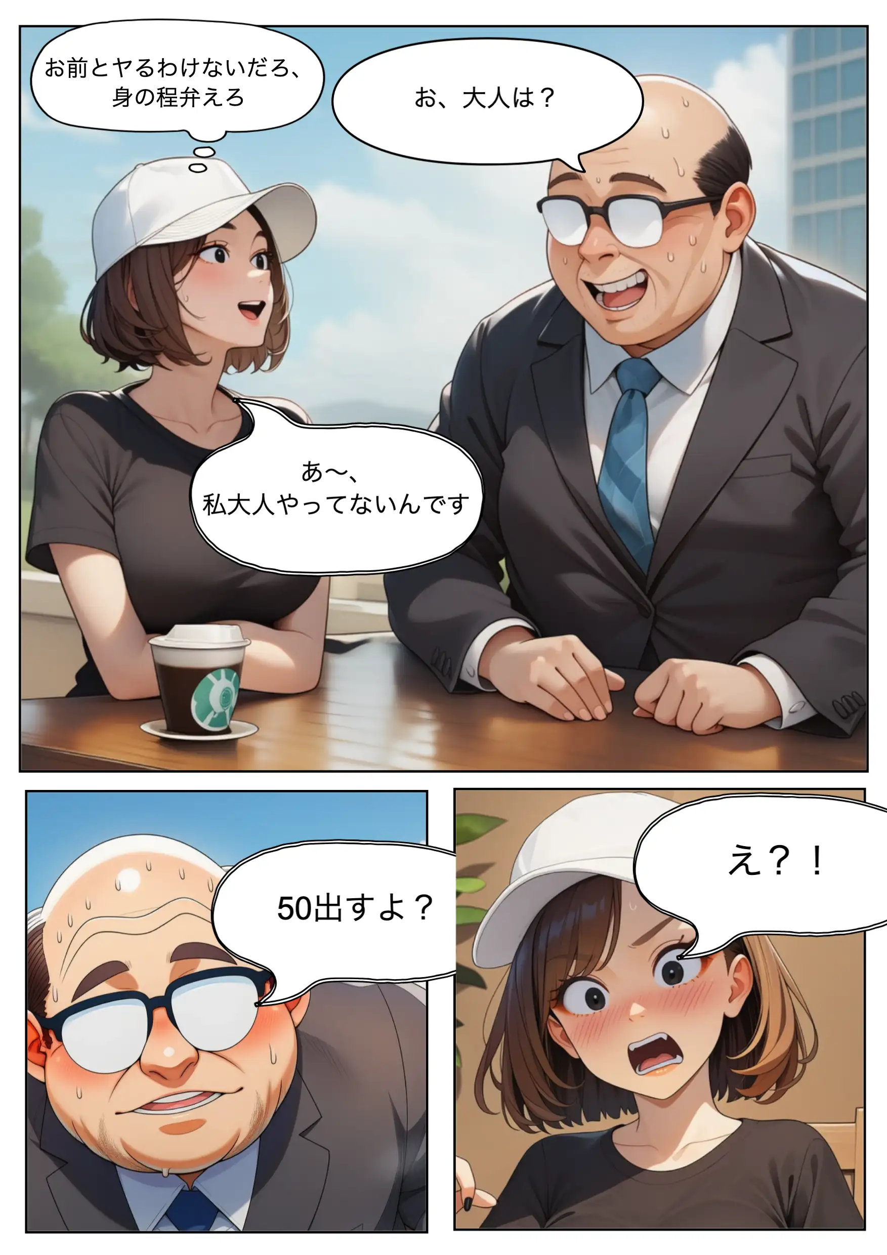 パパ活女子・中谷紬（24）がキモおじのデカチンに沼るまでの話。 7ページ