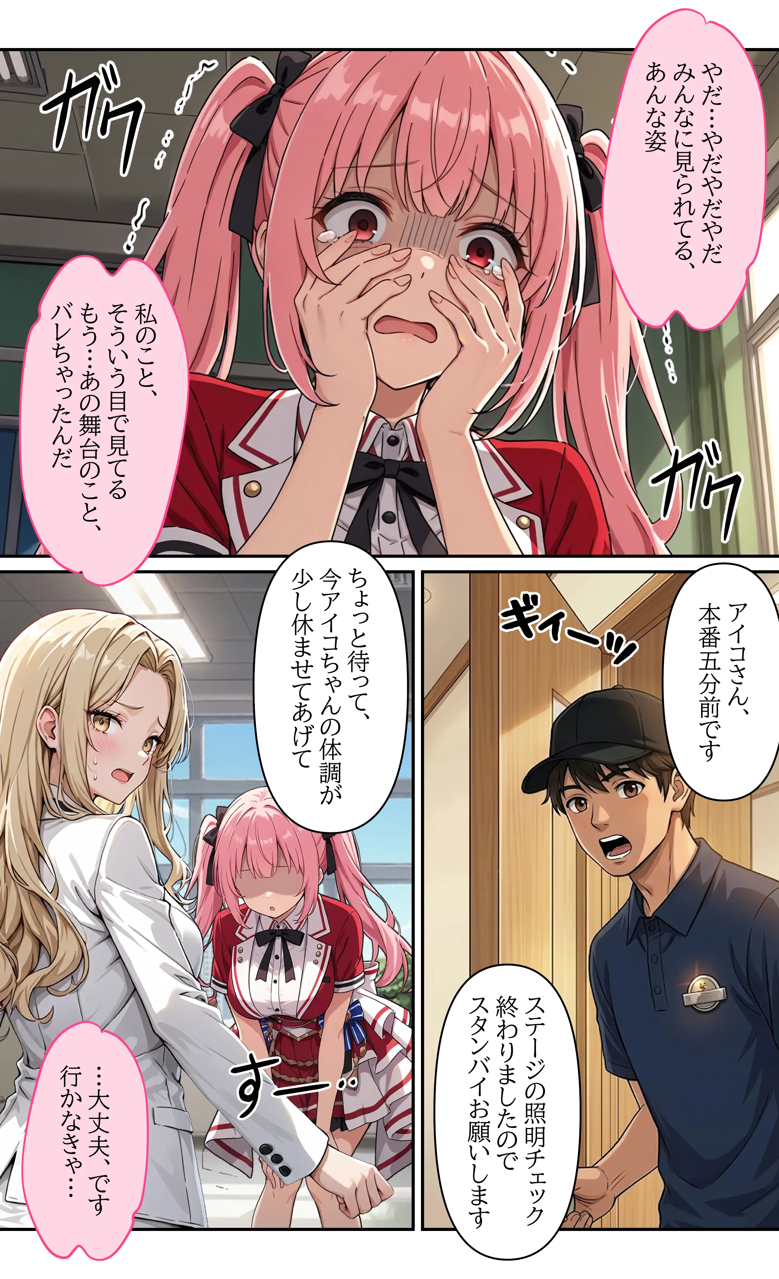 デビューは悪夢のはじまり13 〜アイコちゃんと絶頂卒業式！堕落したアイドルの公開陵●ライブ編〜 5ページ