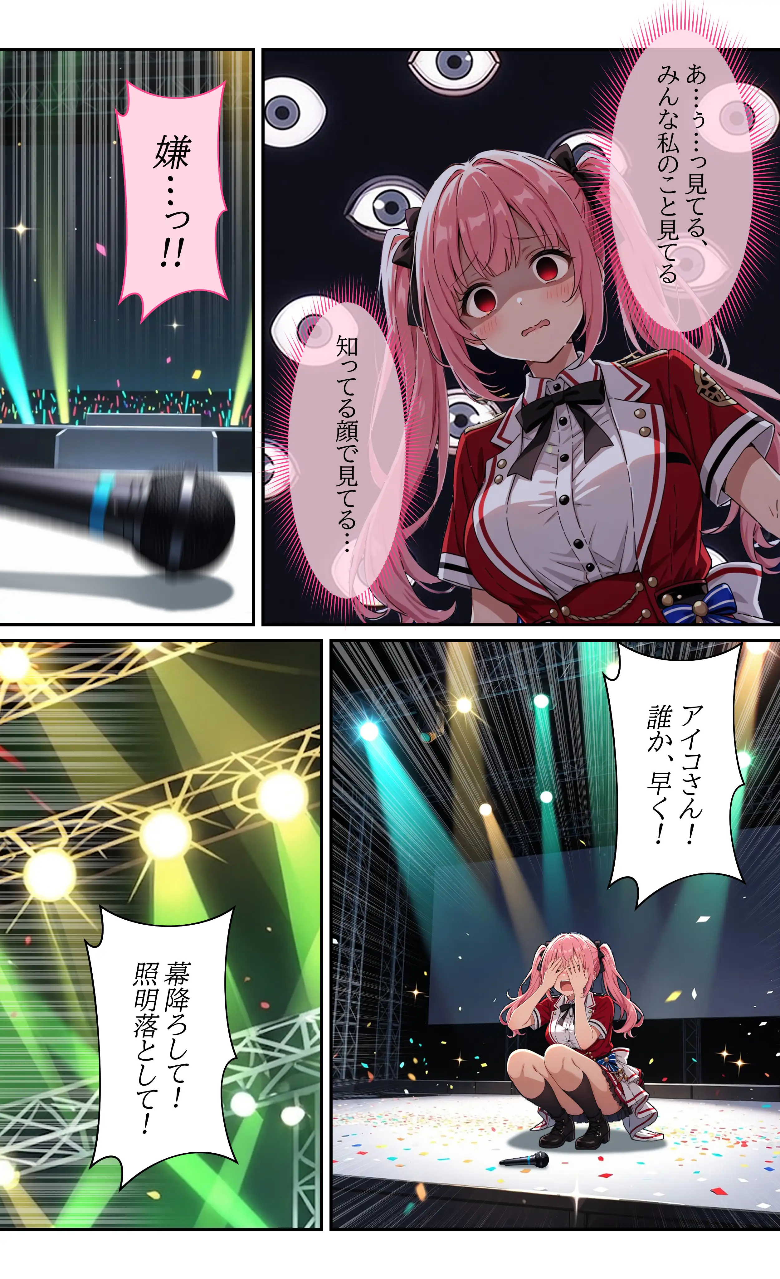 デビューは悪夢のはじまり13 〜アイコちゃんと絶頂卒業式！堕落したアイドルの公開陵●ライブ編〜 8ページ