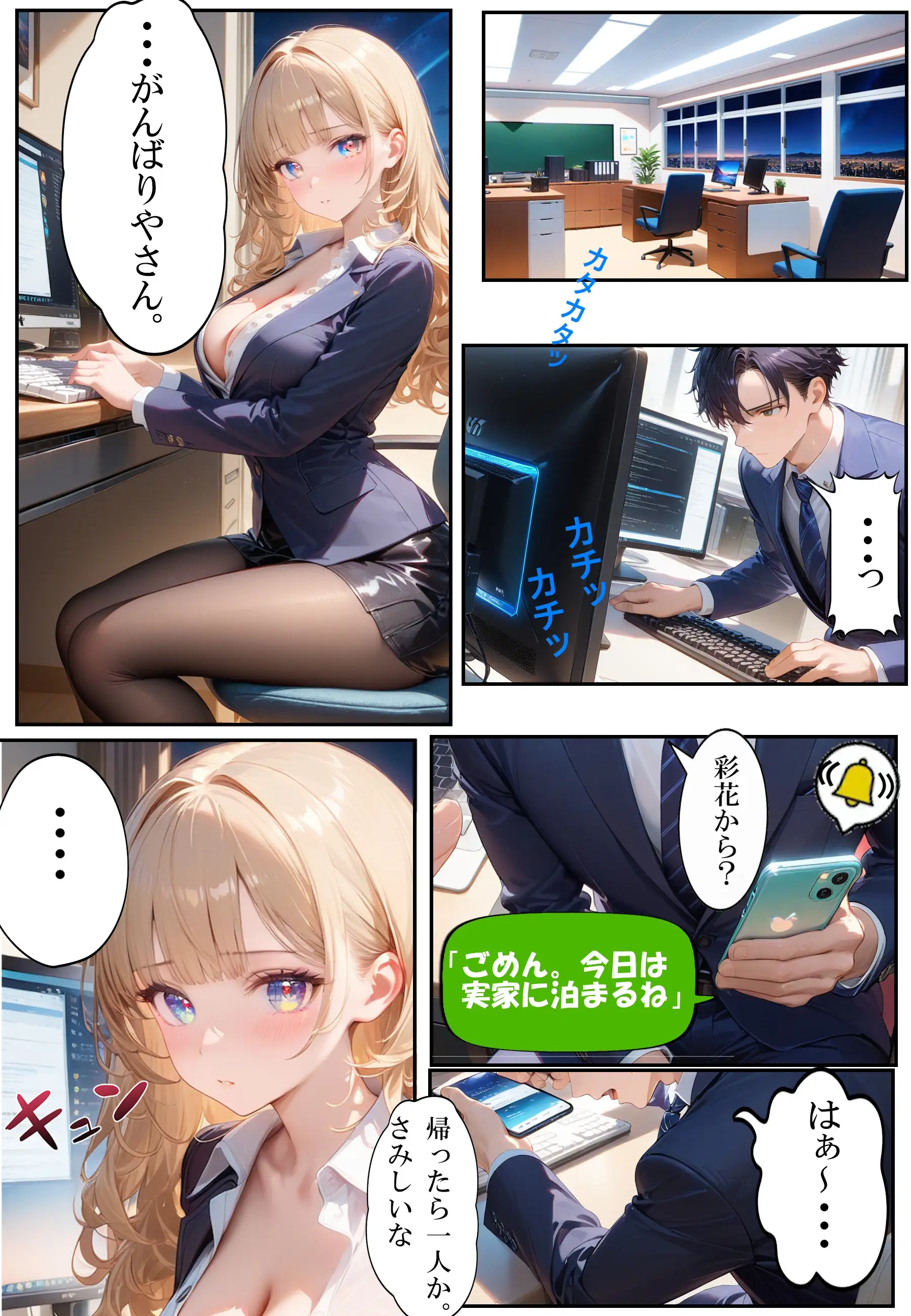 社内恋愛中の俺、ギャル先輩の残業NTRにまんまと堕ちました 7ページ