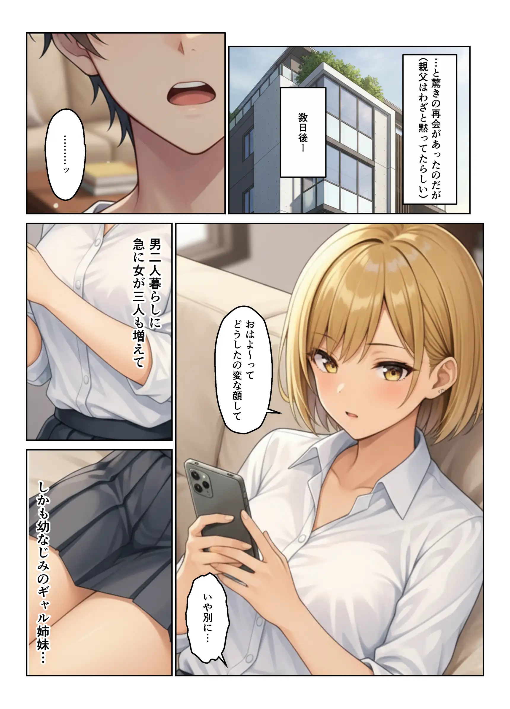 義母とギャル義姉妹でハーレムになった話 6ページ