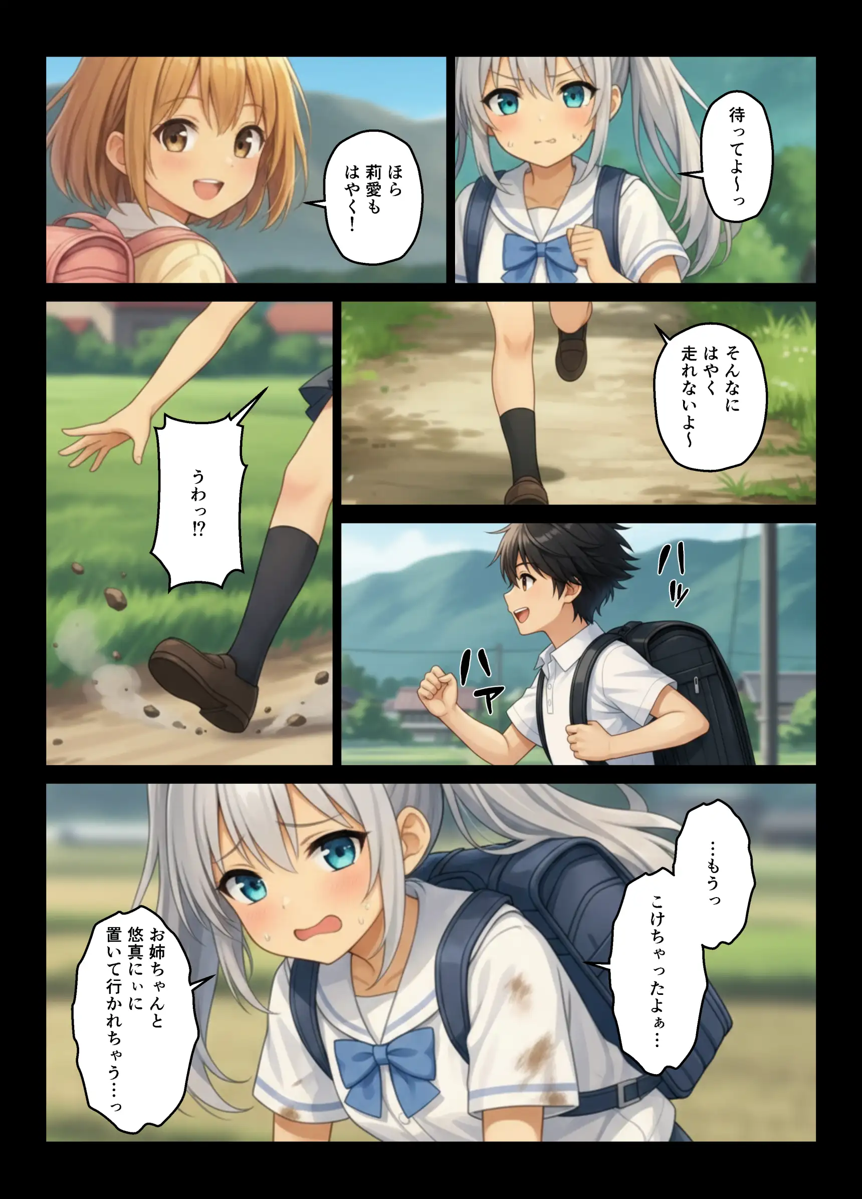 義母とギャル義姉妹でハーレムになった話 51ページ