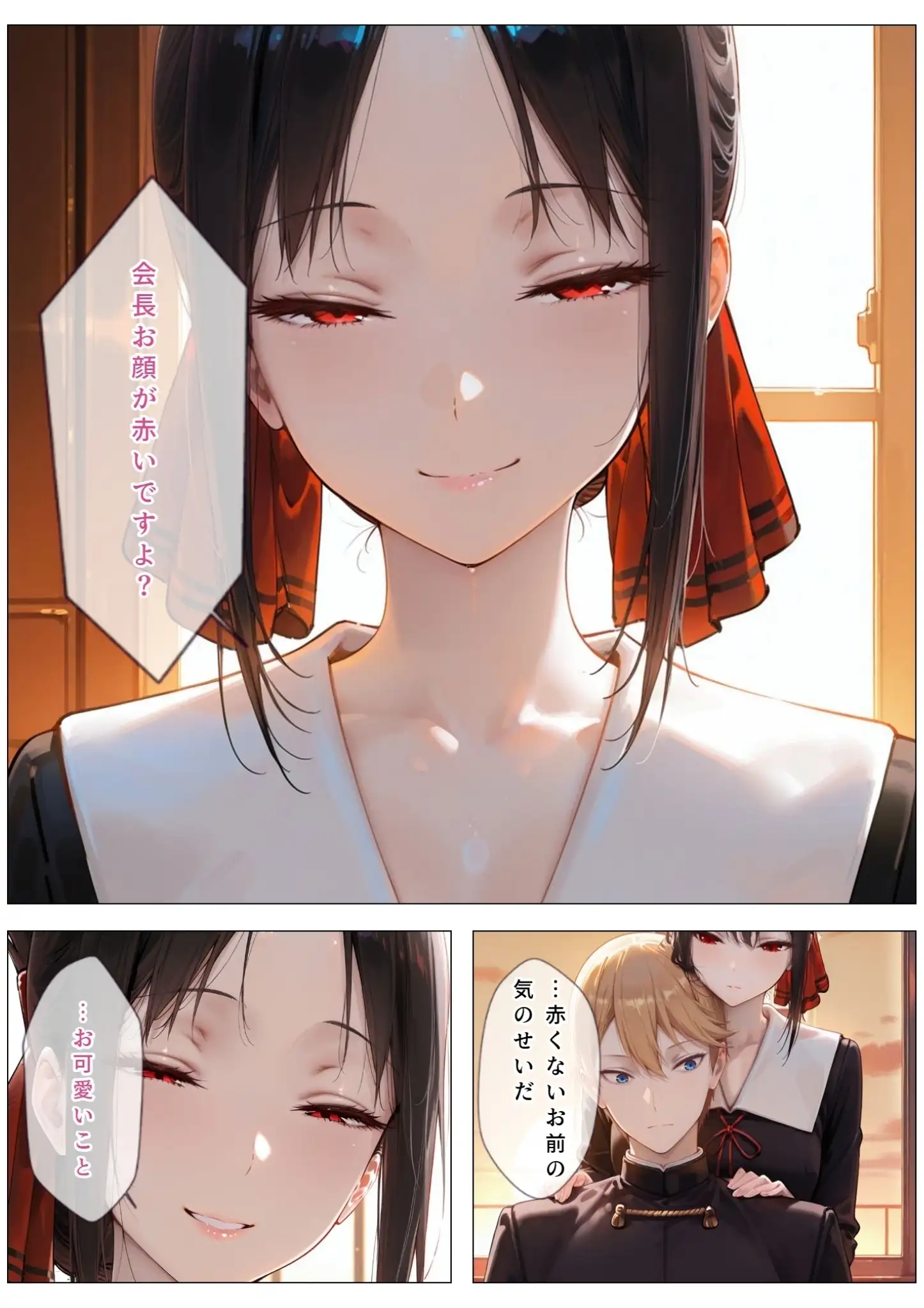 かぐや様はイカせたい〜先にイッたら負けですよ〜生徒会室で繰り広げられる絶頂頭脳戦 4ページ