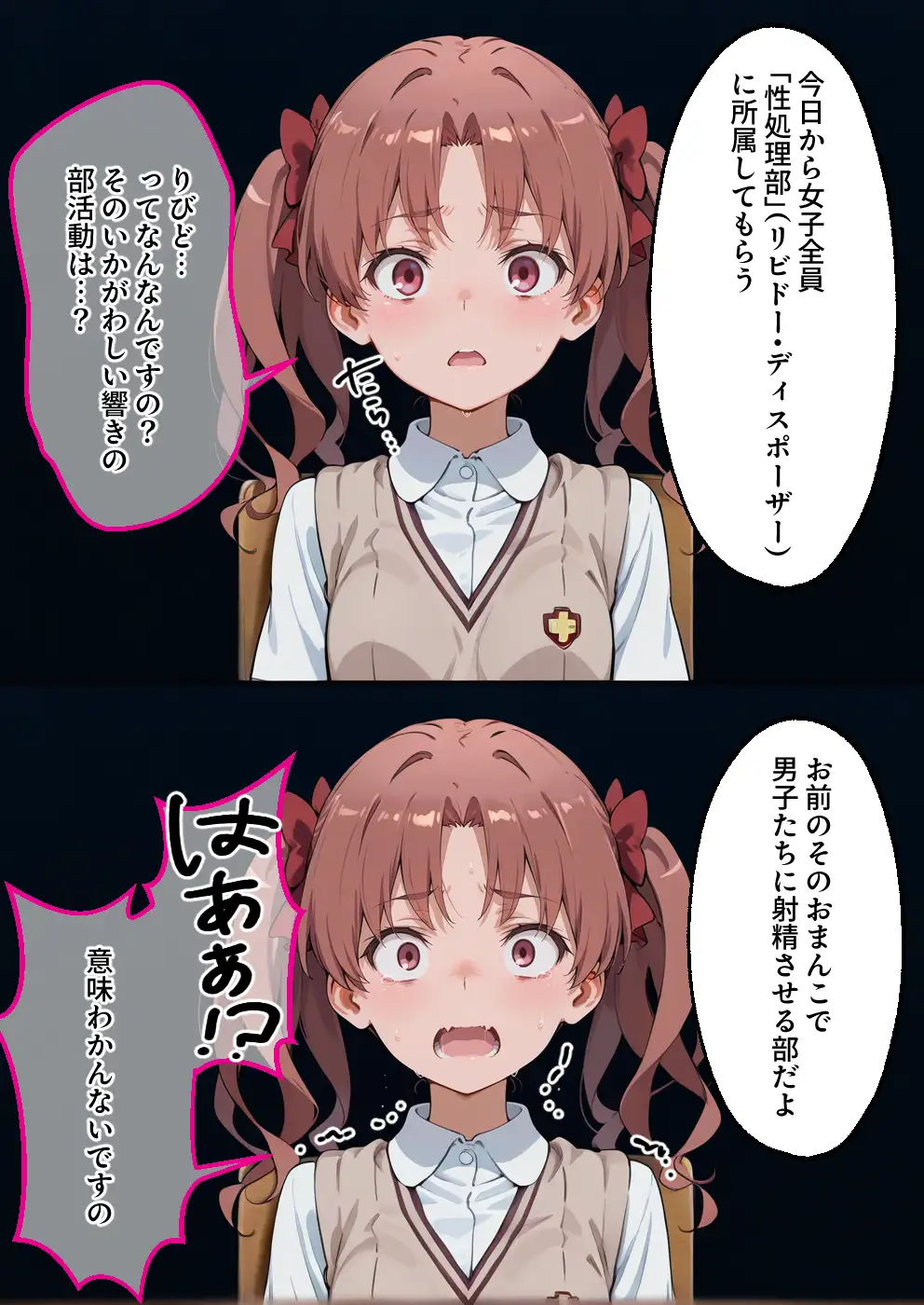 S○Xしないと即退学？ 今日から全員強●性処理部（はーと）中出しでご奉仕ポイント大量GET快楽堕ち凌●学園能力者編 7ページ