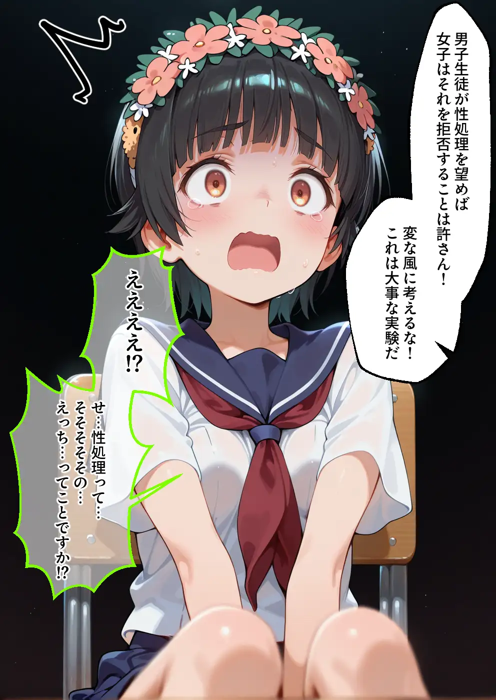 S○Xしないと即退学？ 今日から全員強●性処理部（はーと）中出しでご奉仕ポイント大量GET快楽堕ち凌●学園能力者編 8ページ