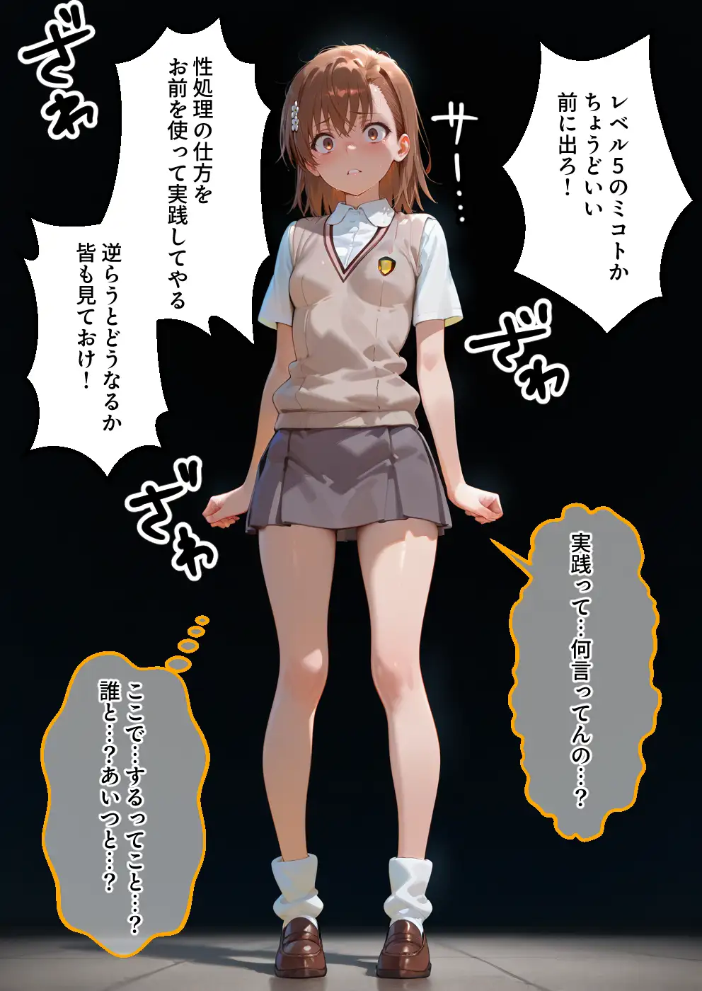 S○Xしないと即退学？ 今日から全員強●性処理部（はーと）中出しでご奉仕ポイント大量GET快楽堕ち凌●学園能力者編 12ページ