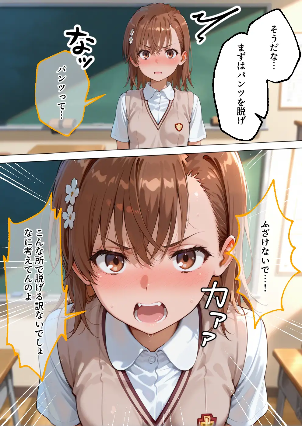 S○Xしないと即退学？ 今日から全員強●性処理部（はーと）中出しでご奉仕ポイント大量GET快楽堕ち凌●学園能力者編 14ページ
