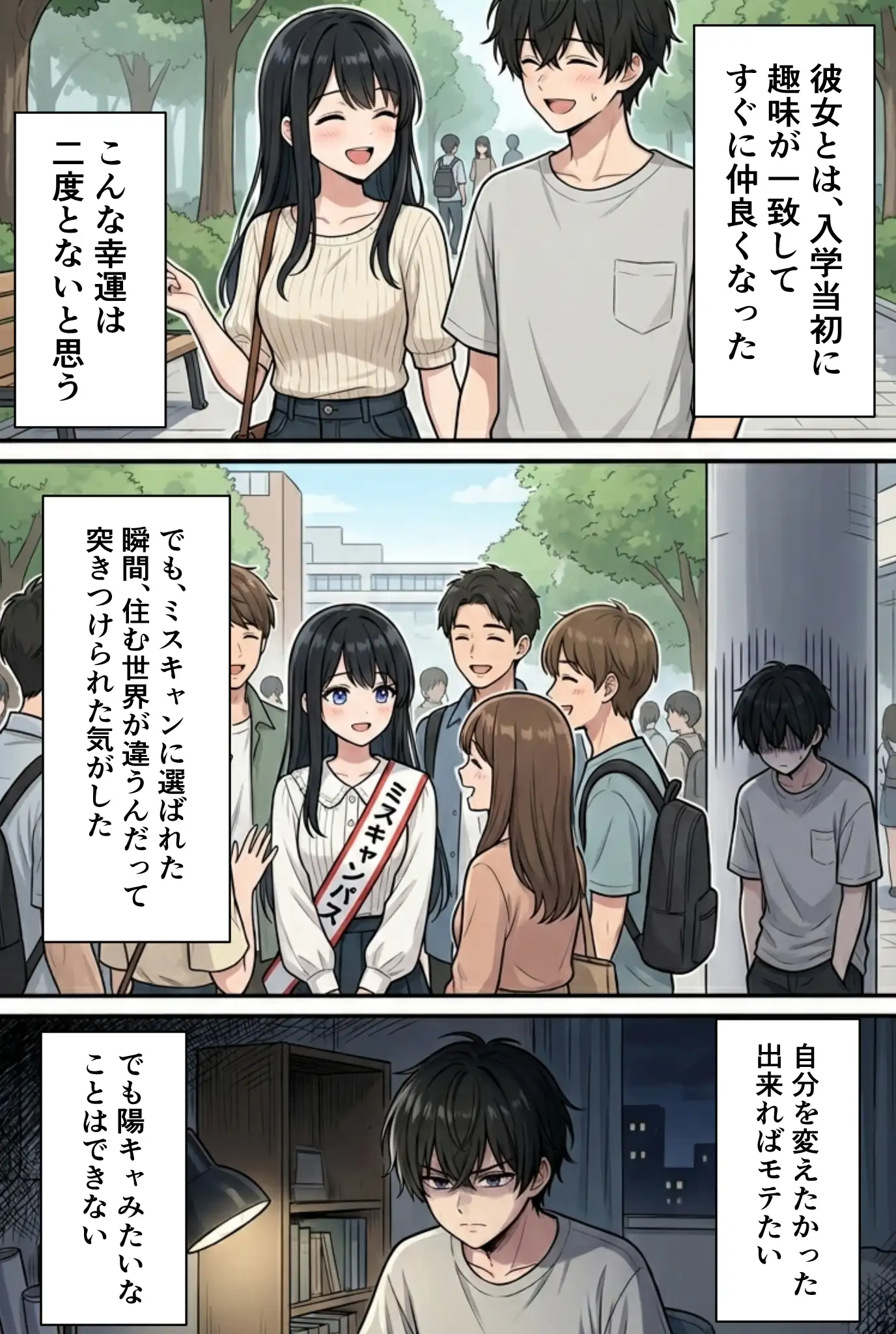 裏垢男子のマッサージで堕ちるミスキャンパス 59ページ