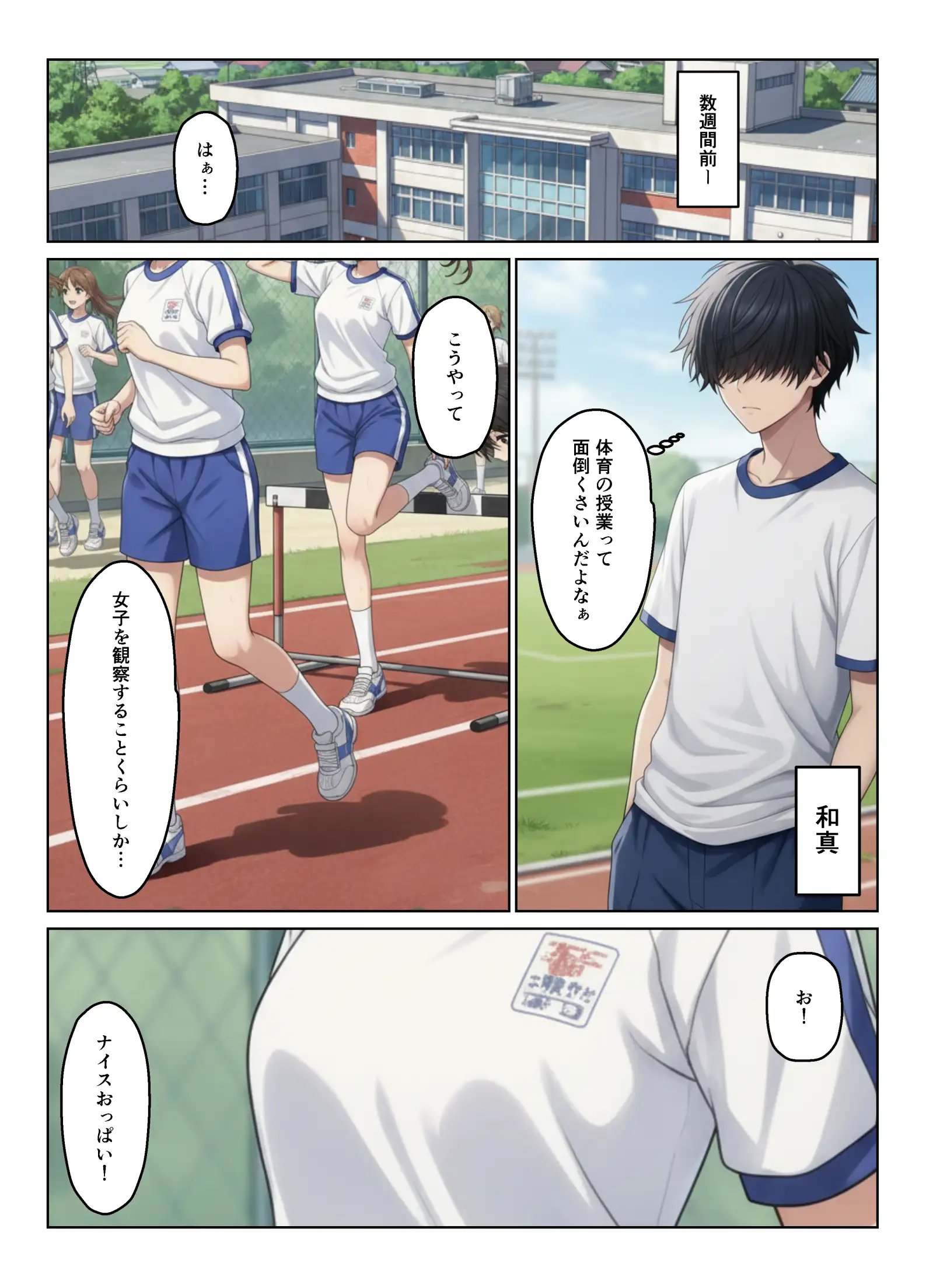 デカチンで学園ハーレムになった話 3ページ