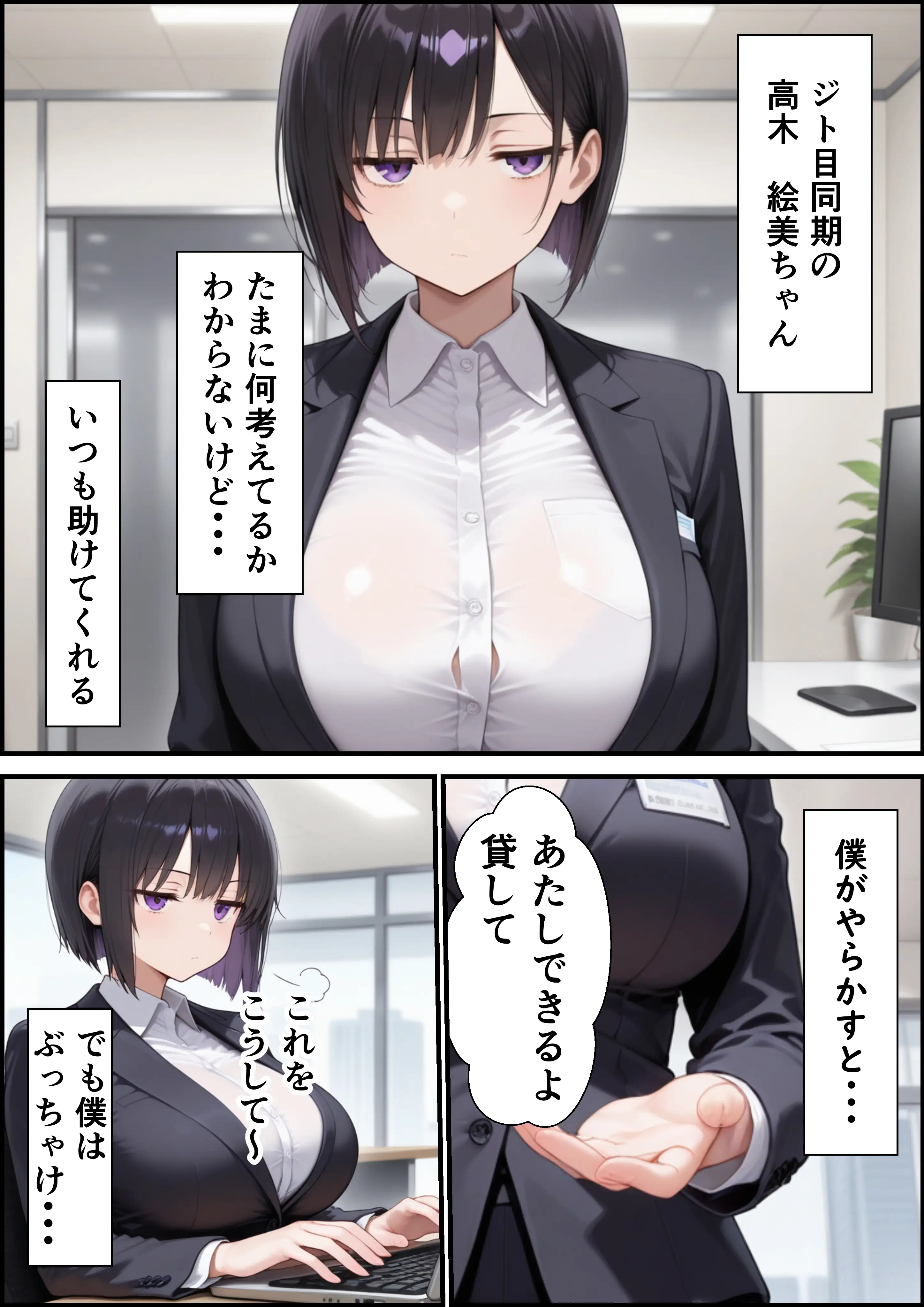 同期のジト目OLに媚薬スプレー使って生ハメSEXメス堕ちさせた話 3ページ