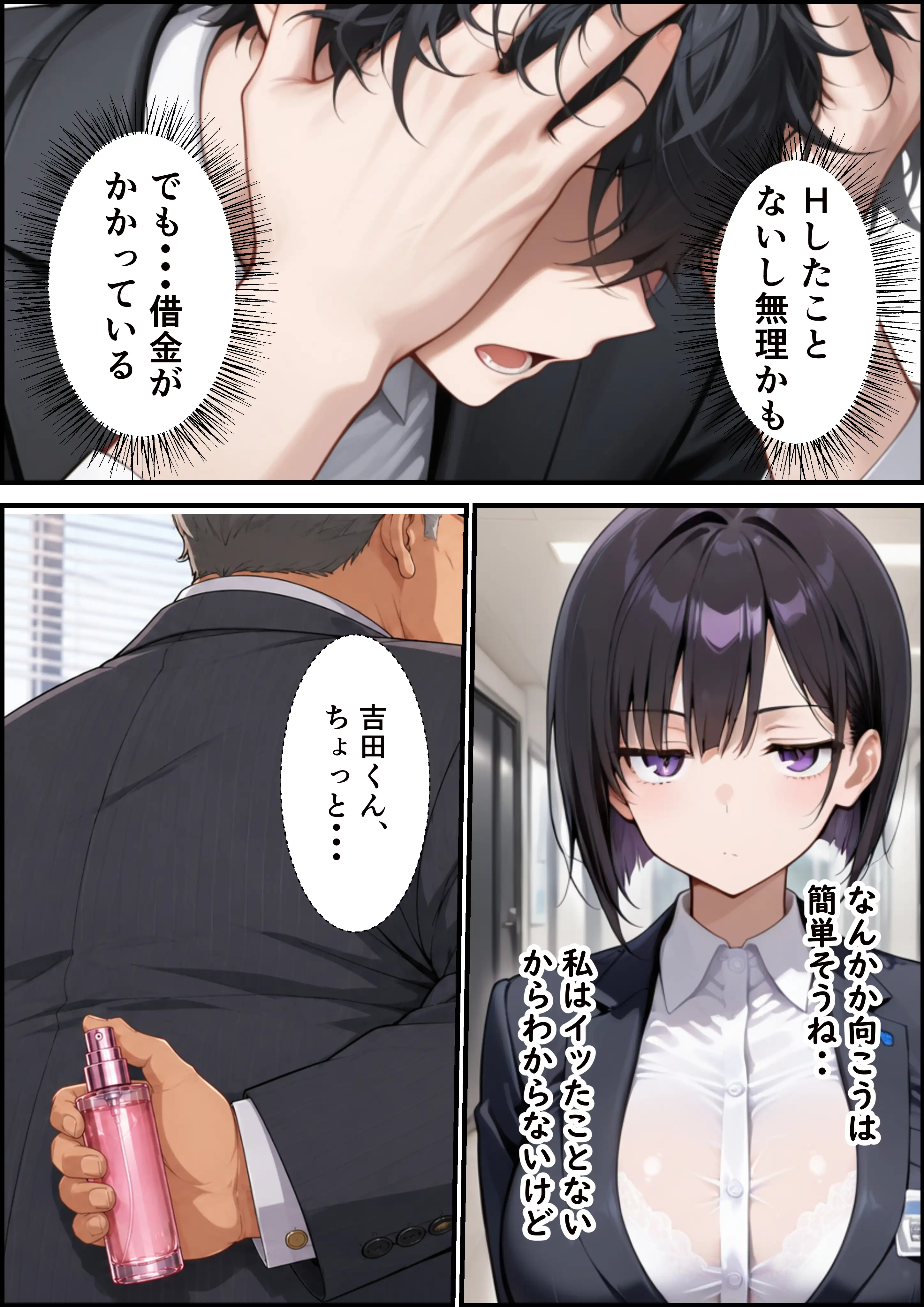 同期のジト目OLに媚薬スプレー使って生ハメSEXメス堕ちさせた話 12ページ