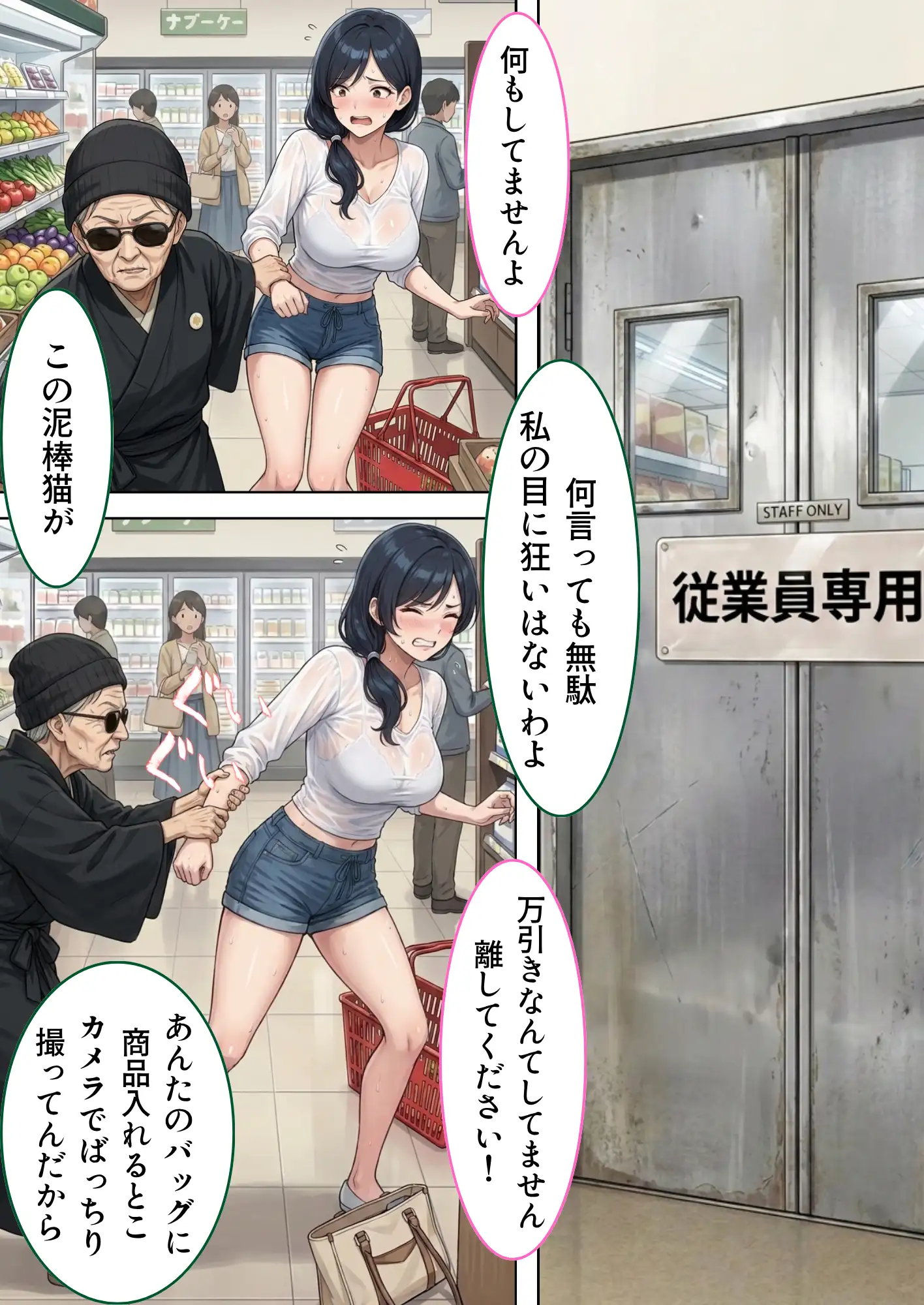 爆乳マン引き主婦〜憧れの人妻に体で制裁させる〜 15ページ