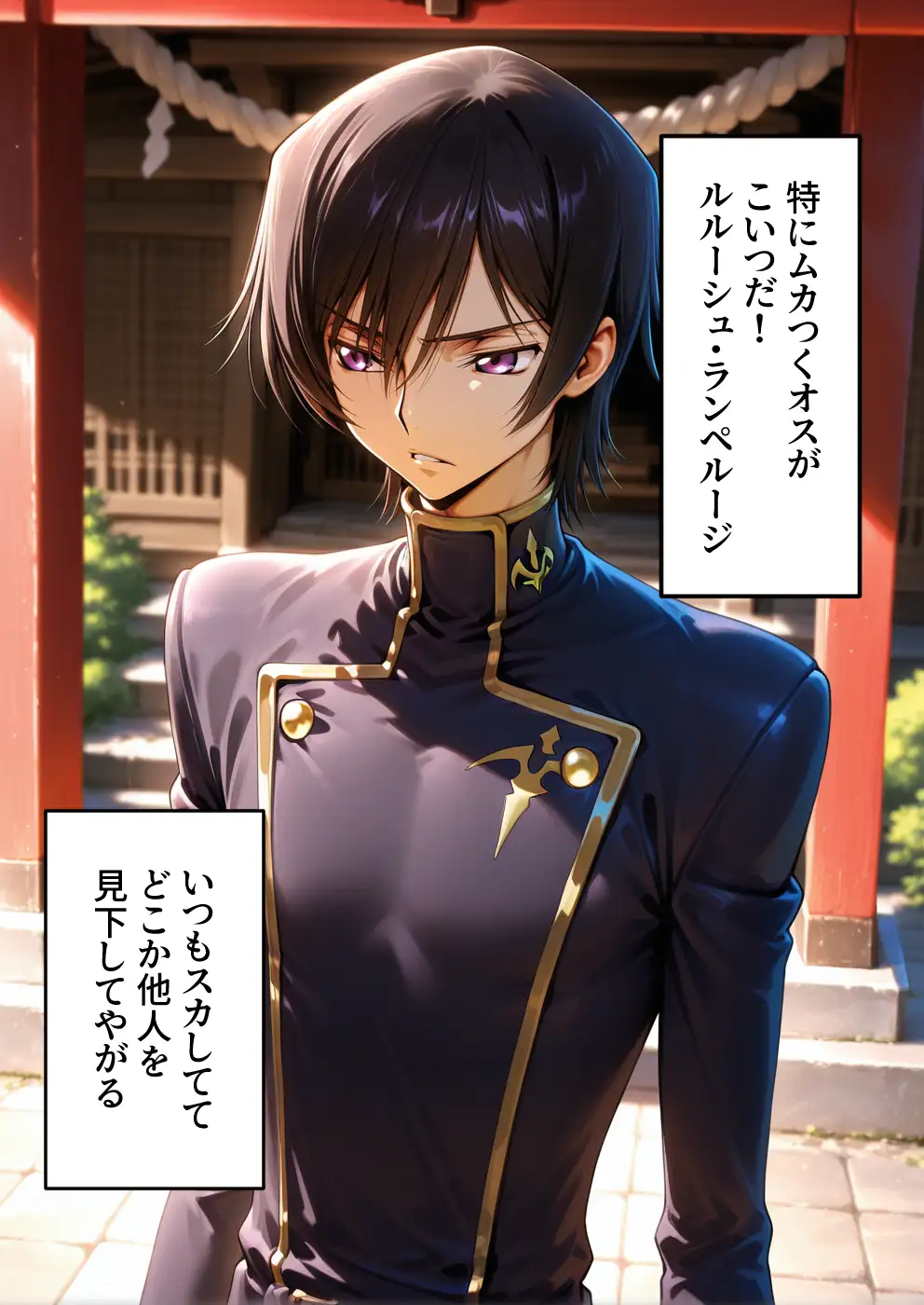 淫紋によって快楽 何度もイかされ寝取られる ギアス編 4ページ