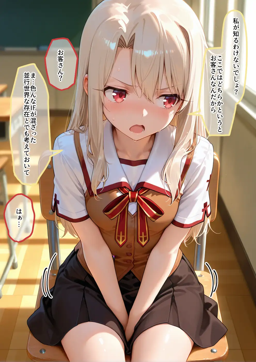 S○Xしないと即退学？ 今日から全員強●性処理部（はーと）中出しでご奉仕ポイント大量GET快楽堕ち凌●学園  フェ〇ト編 2ページ