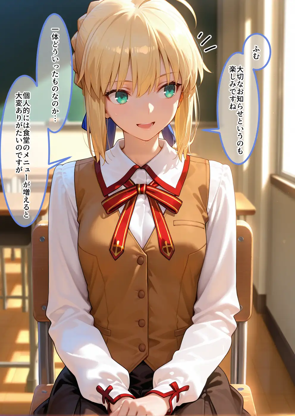 S○Xしないと即退学？ 今日から全員強●性処理部（はーと）中出しでご奉仕ポイント大量GET快楽堕ち凌●学園  フェ〇ト編 4ページ