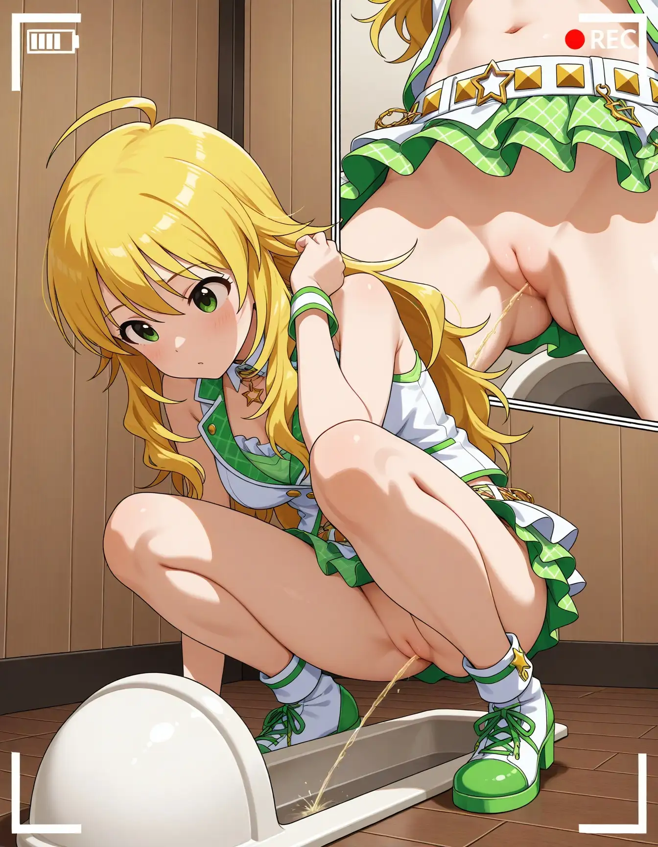 トイレ盗撮風【アイドルマスター風1】 14ページ